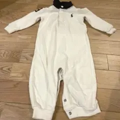 美品【Ralph Lauren】ロンパース 70サイズ（6M）襟付き ポニーのサムネイル