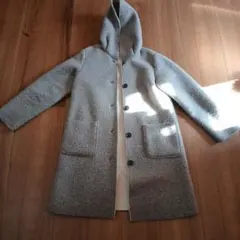 Samansa Mos2 フード付きボアロングコート