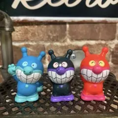 アンパンマン　指人形　アカキンマン　アオキンマン　だだんだん　バイキンマン レア☆ アカキンマン アオキンマン バイキンマンセット