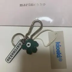 未使用　marimekko マリメッコ キーホルダー グリーン
