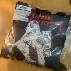 エニマイくじ　富江　ハローキティ　 フリル付き　クッション