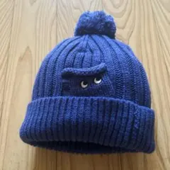 ポンポン付きニット帽 ニット帽