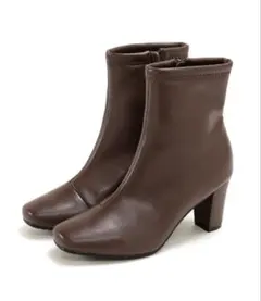 ✿ SESTO スリムフィットストレッチスクエアトゥショートブーツ ✿