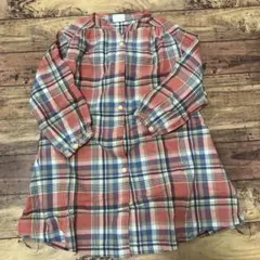 【中古】BREEZE チェック柄 ワンピース 110