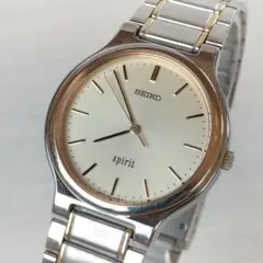 美品/稼働】セイコースピリット5P31-6A50メンズ純正バンドガラス傷なし 