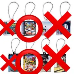 PlayStation ゲームパッケージ　ミニチュアチャーム　サルゲッチュ1&2