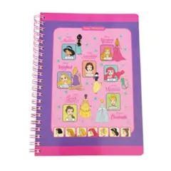 ディズニープリンセス B6ノート パープル