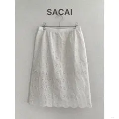 sacai luck サカイ　インナーパンツドッキングレーススカート　美品のサムネイル