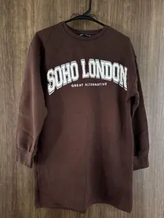 ZARA スウェット ミニ丈 ワンピース