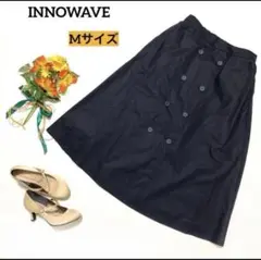 【新品】イノウェーブ　innowave フレアスカートM ネイビー　レディースのサムネイル