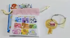 サンエックス　オールキャラ巾着　ホテルニューすみっコ　アクリルキーホルダーセット