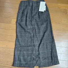 ツイードスカート　L