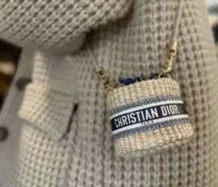 ディオール　ノベルティ　ストローポーチ　ミニショルダーバッグ