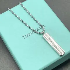 美品✨ティファニー ナローバー チェーンネックレス シルバー925 50cm