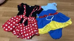 ベビー服 ドレスセット 赤 黒 青 黄色