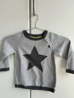 H&M L.O.G.G. グレー 星型セーター EUR 92