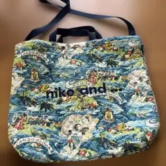 niko and... ハワイ柄 キルティング 2Way トートバッグのサムネイル