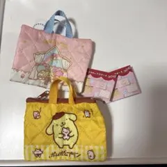 サンリオ　レトロレッスンバッグミニキーホルダー