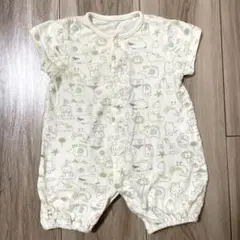 ロンパース 50-60cm 動物柄　半袖　ゾウ　くま