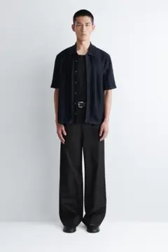 COS COTTON WIDE-LEG CHINOS サイズ44