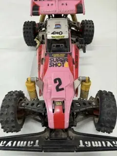 タミヤ　スーパーホットショットピンク RCカー C.V.A. SHOCKS タミヤ スーパーホットショットピンク RCカー C.V.A. SHOCKS