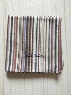 Paul Smith ハンカチ ストライプ柄 コットン100% 日本製のサムネイル