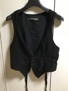 【ZARA BASIC/ザラ】ベスト/S★ジレ★ブラック★レディース