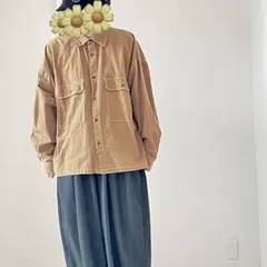 ブラウンカラー　シャツ　ブラウス　秋物　冬物　洋服　メンズ　おしゃれ