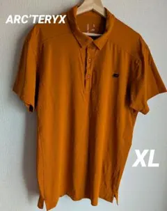 ARC'TERYX キャプティブポロシャツ オレンジブラウン XLサイズ