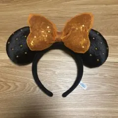 ディズニーカチューシャ（オレンジリボン）