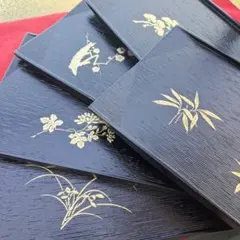 【未使用品】京都平安 象彦 ゲストプレート5枚セット 木製 漆器 未使用品】京都平安 象彦 ゲストプレート5枚セット 木製 漆器 2025年