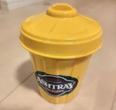 卓上灰皿 イエロー 昭和レトロ
