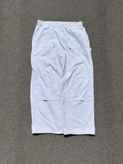 BEAMS ダブルニー ワイドスウェットパンツ グレー 100%cotton - メルカリ
