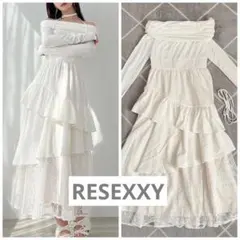 RESEXXY❤️オフショルドッキングワンピース