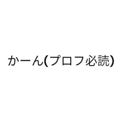 かーん(プロフ必読)専用
