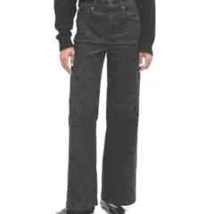 GAP ハイライズストライドワイドデニム　ドット