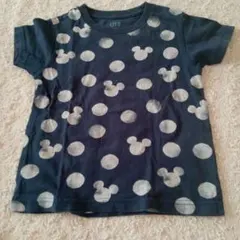 UT ミッキーマウス ドット柄 Tシャツ 100