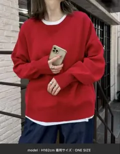 CIAOPANIC TYPY スウェットライクボリュームスリーブニット