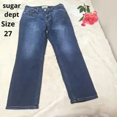 【オシャレ⭐sugar dept】青　デニムパンツ　サイズ27