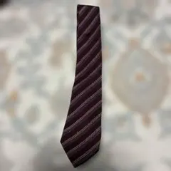 Christian Dior モンスieur ネクタイ バーガンディ　難あり