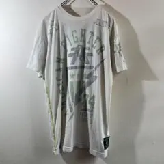 T-390 AMERICAN FIGHTER Tシャツ Mサイズ ホワイト