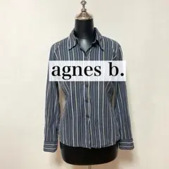 agnes b. PARIS アニエスベー ストライプシャツ 長袖 コットンのサムネイル