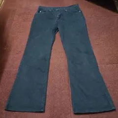 希少 90s リーバイス 517 ブーツカット W30 濃カーキ オリーブ 廃盤