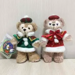 2012 ダッフィー・シェリーメイ ぬいぐるみバッジ