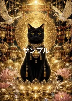 一作限り】華麗な和装飾の中を駆ける黒猫 L737 - メルカリ