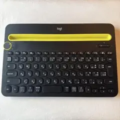 【3台ペアリング可】logi ワイヤレスキーボード 日本語配列　K480 電池式