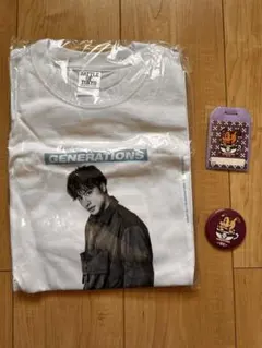 新品未使用GENERATIONS 白濱亜嵐Tシャツ ONE SIZE×バッチ付き