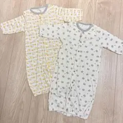 【50〜70㎝】ベビー ロンパース 2枚セット