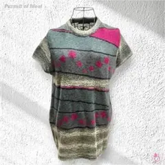 Pursuit of Ideal ニットチュニック M〜L グレー