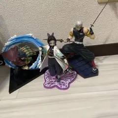 鬼滅の刃 フィギュア 3体セット　(冨岡義勇、胡蝶しのぶ、宇髄天元)